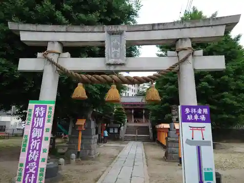 前橋八幡宮の鳥居