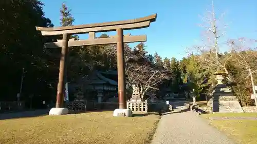 馬見岡綿向神社の鳥居