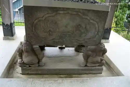 武州柿生琴平神社の手水舎