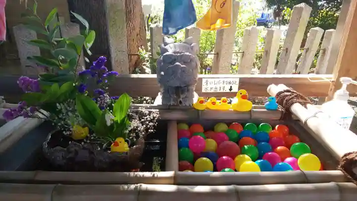 玉田神社の手水舎