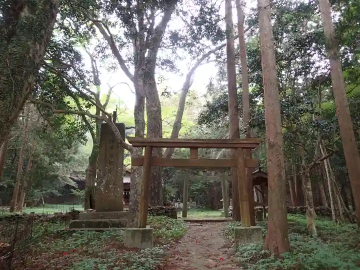 太祝詞神社の周辺