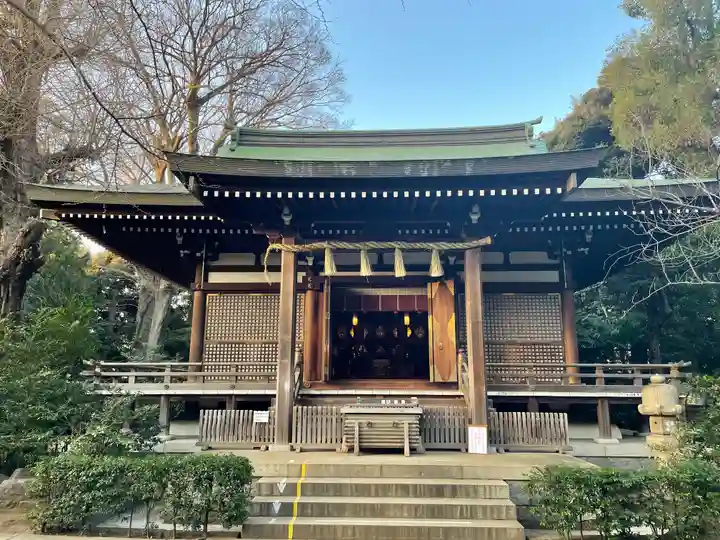 奥澤神社の本殿・本堂