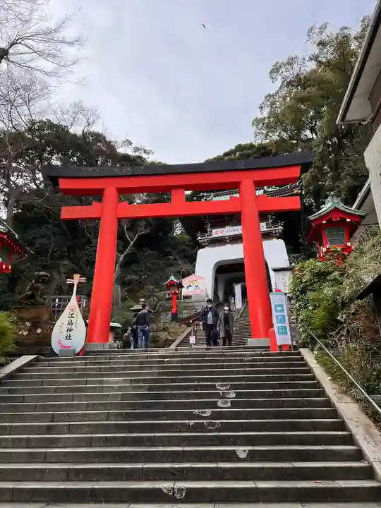江島神社の鳥居