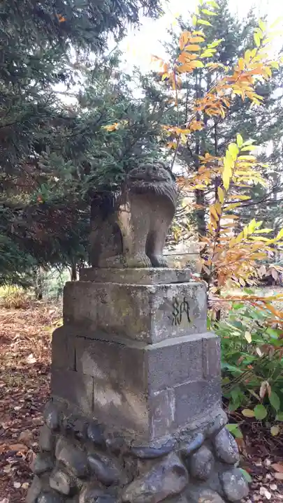 赤井川神社の狛犬