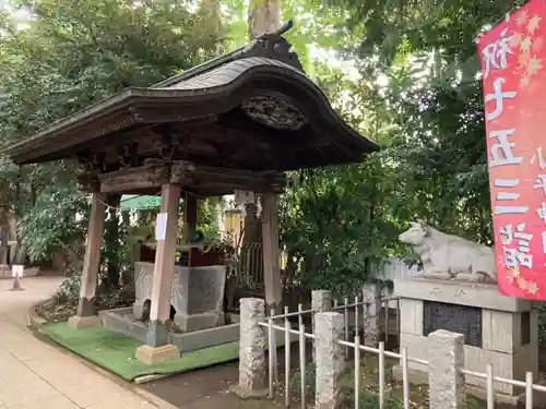 小平神明宮の手水舎