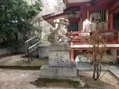 岡本八幡神社の狛犬