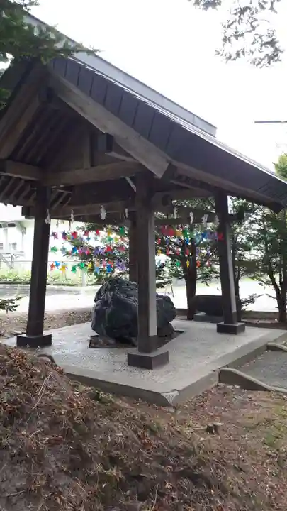 東神楽神社の手水舎