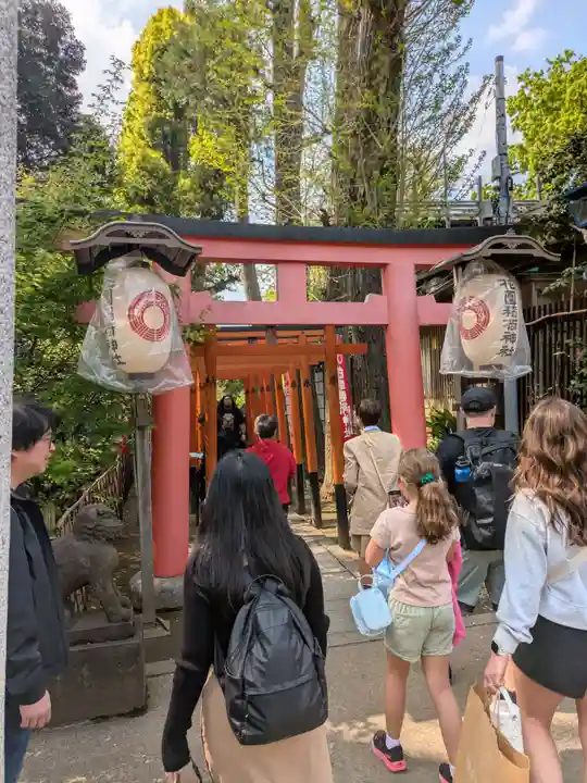 花園稲荷神社の鳥居
