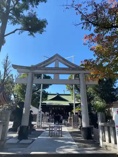 お三の宮日枝神社の鳥居