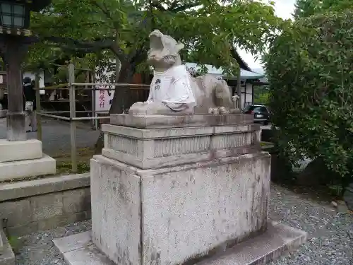 法輪寺の狛犬