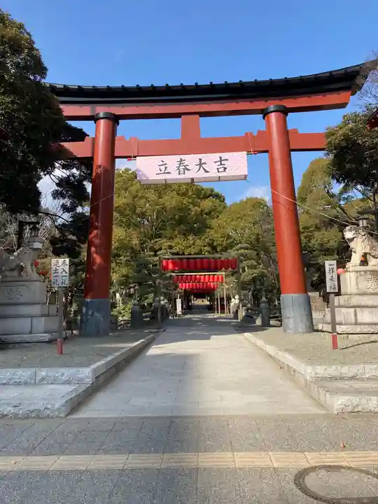 平塚八幡宮の鳥居