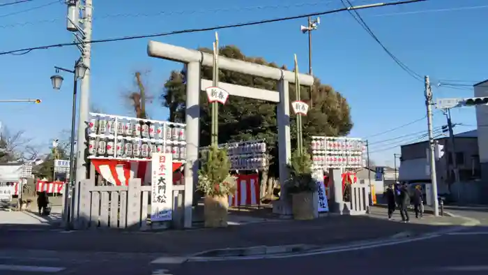 下総野田愛宕神社の鳥居