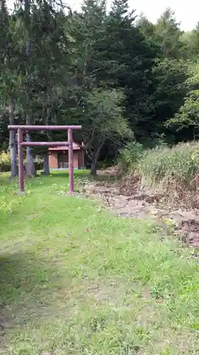 上喜茂別神社の鳥居