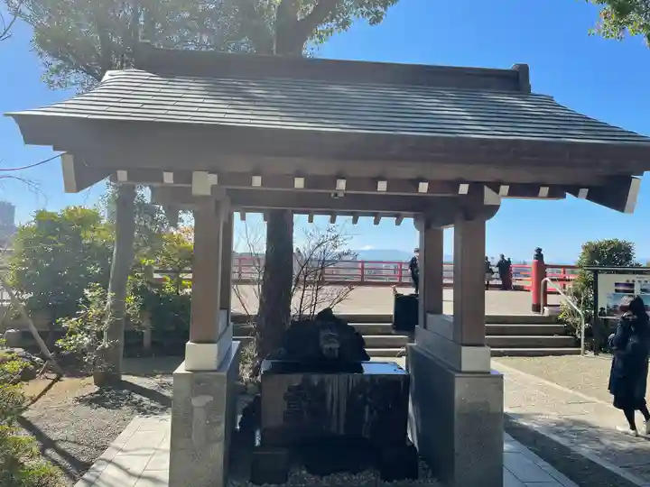 多摩川浅間神社の手水舎