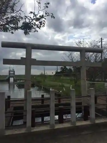 息栖神社の鳥居