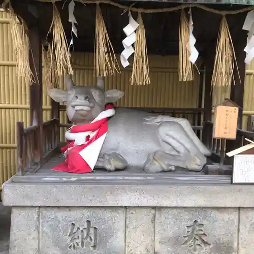 綱敷天神社の狛犬