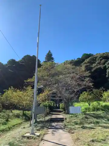 天照大神社の鳥居