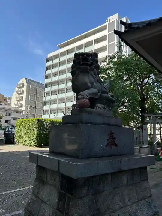荻窪白山神社の狛犬