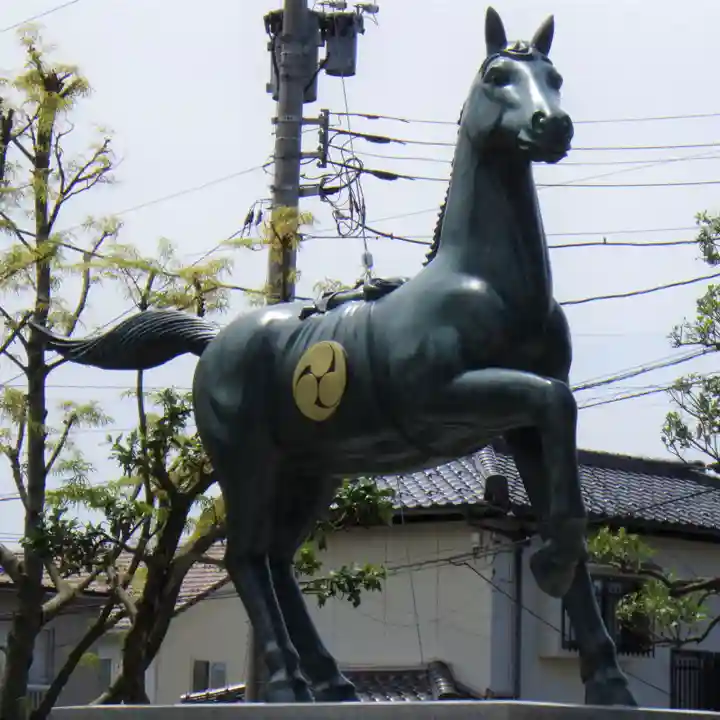 建石勝神社の狛犬