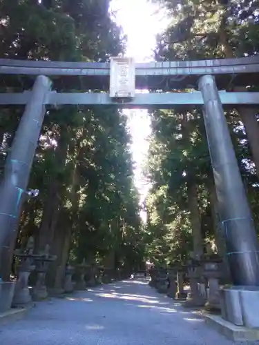 北口本宮冨士浅間神社の鳥居