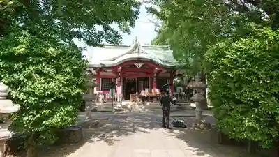 市谷亀岡八幡宮の本殿・本堂