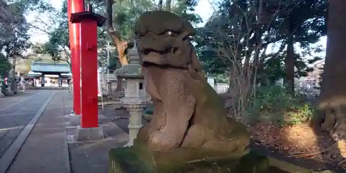 峯ヶ岡八幡神社の狛犬