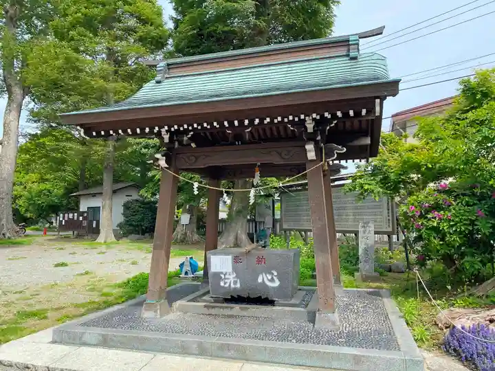 有鹿神社の手水舎