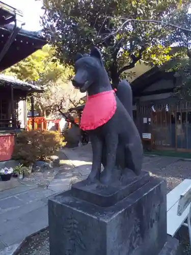 三囲神社の狛犬