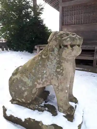 於呂閇志胆澤川神社の狛犬