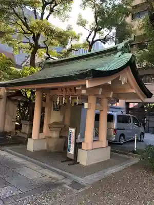 坐摩神社の手水舎