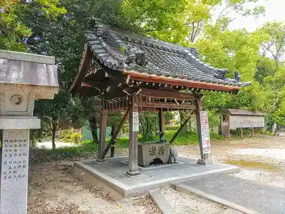 八劔神社（阿野八剱神社）の手水舎
