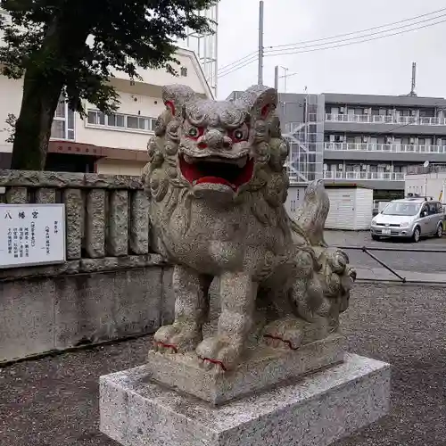 宿河原八幡宮の狛犬