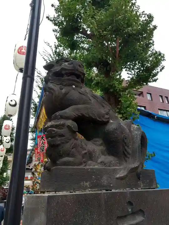 市守大鳥神社の狛犬