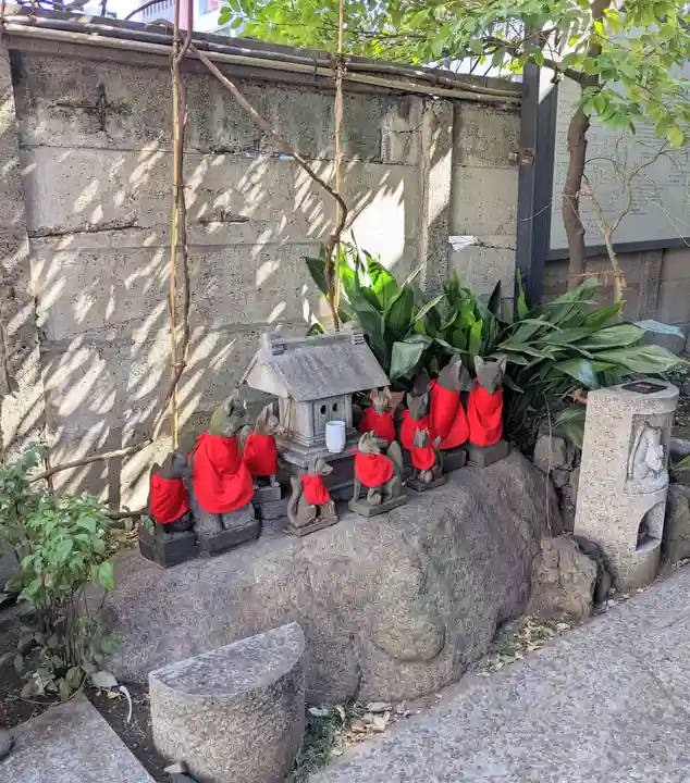 波除神社(波除稲荷神社)の狛犬