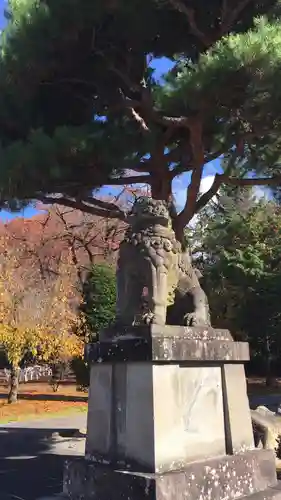 長野縣護國神社の狛犬