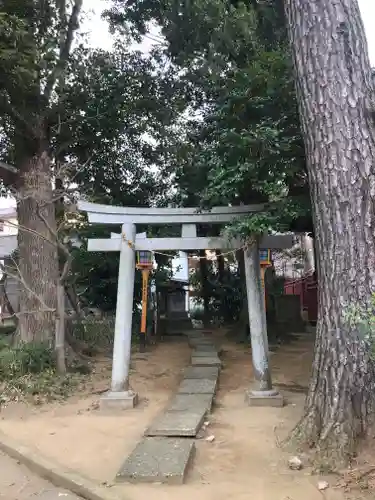 高津諏訪神社の鳥居