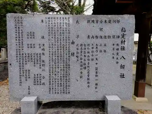 八劔神社（巨海町）の歴史