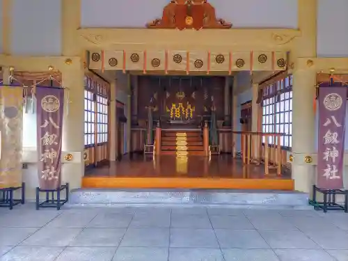 八劔社（五日市場）の本殿・本堂