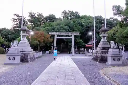 味美白山神社の鳥居