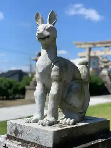 高岡関野神社の狛犬