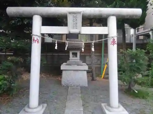 奥戸天祖神社の鳥居