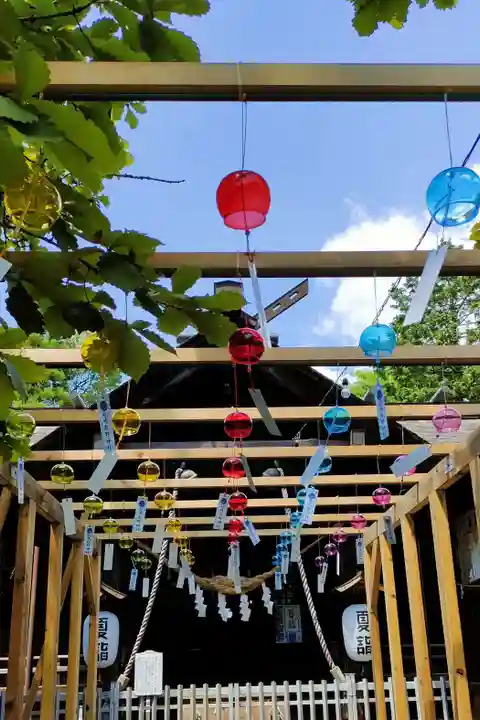 好間熊野神社の景色