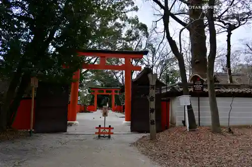 河合神社（鴨川合坐小社宅神社）の鳥居