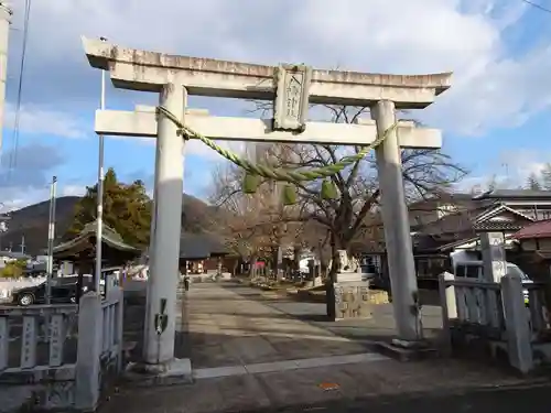 飯坂八幡神社の鳥居