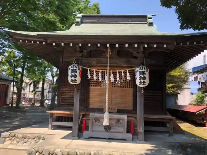 小野神社の本殿・本堂
