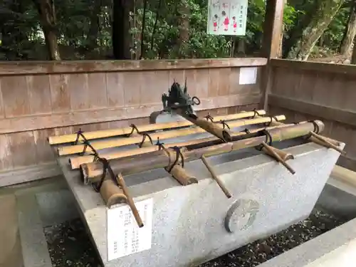 積田神社の手水舎