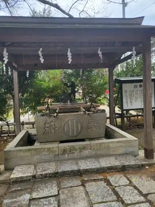 青葉神社の手水舎