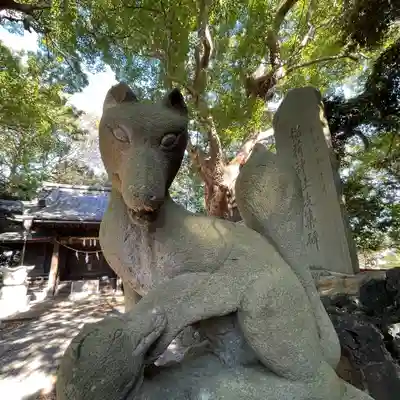 小栗原稲荷神社の狛犬