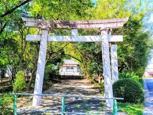 津島社（乙川津島神社）の鳥居