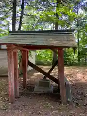 占冠神社の手水